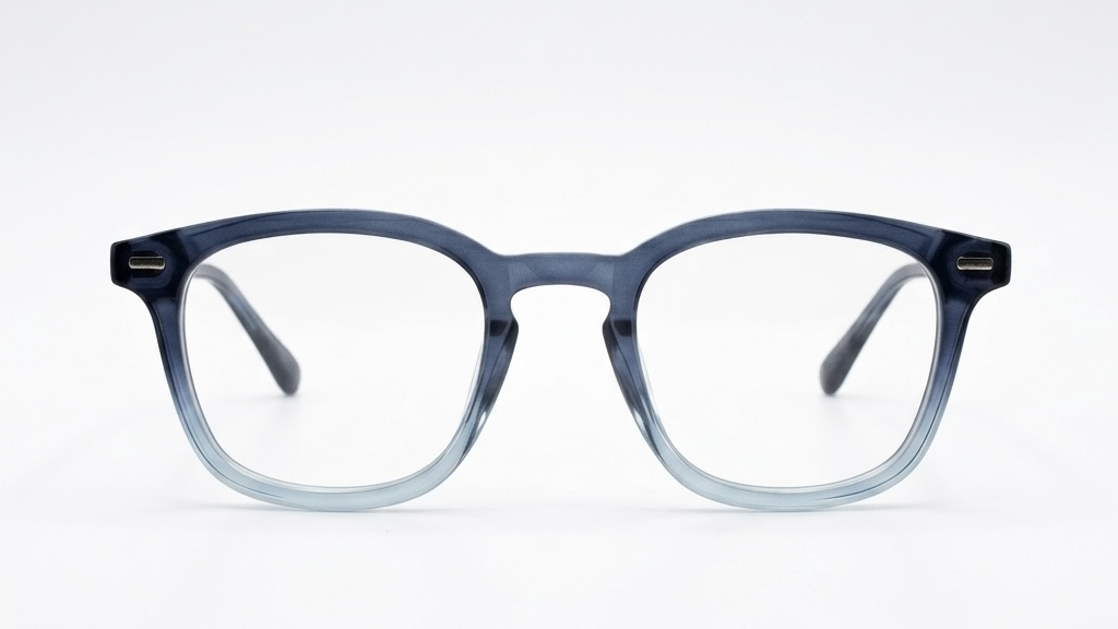 Aero Slate Blue Gradient - Classic Panto Eyeglasses