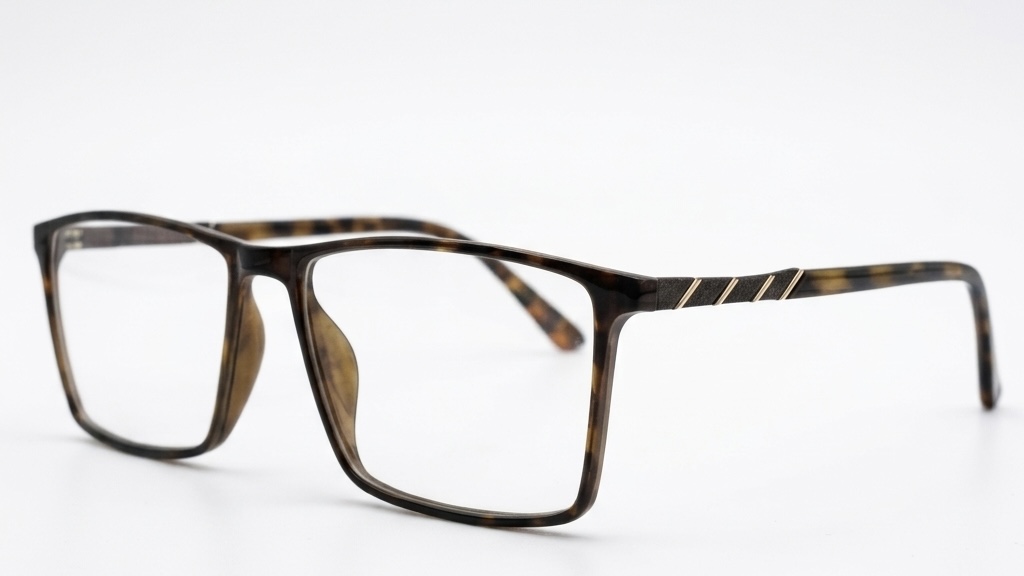 Classic Tortoise Square: Sophisticated Professional Eyewear