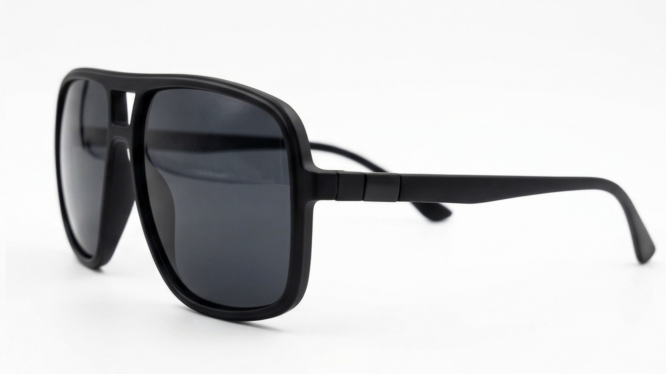 Classic Matte Black Navigator | Premium Polarized Square Aviators