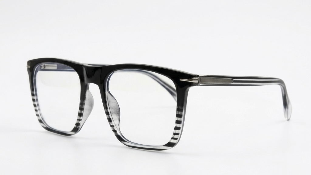 Modern Gradient Edge: Striking Monochrome Square Frames