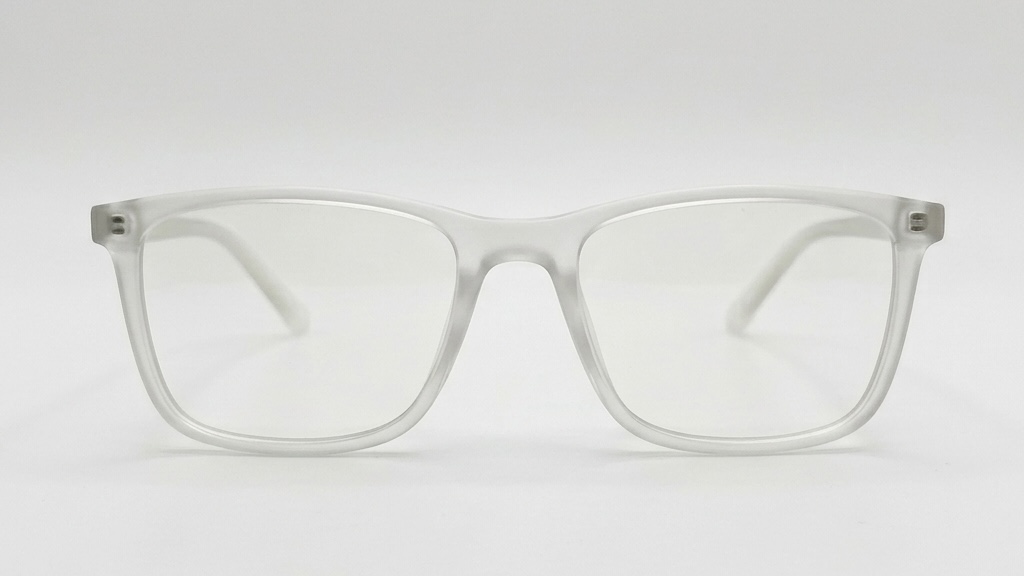 Ultra-Lightweight Men's Clear Matte Eyeglass Frames