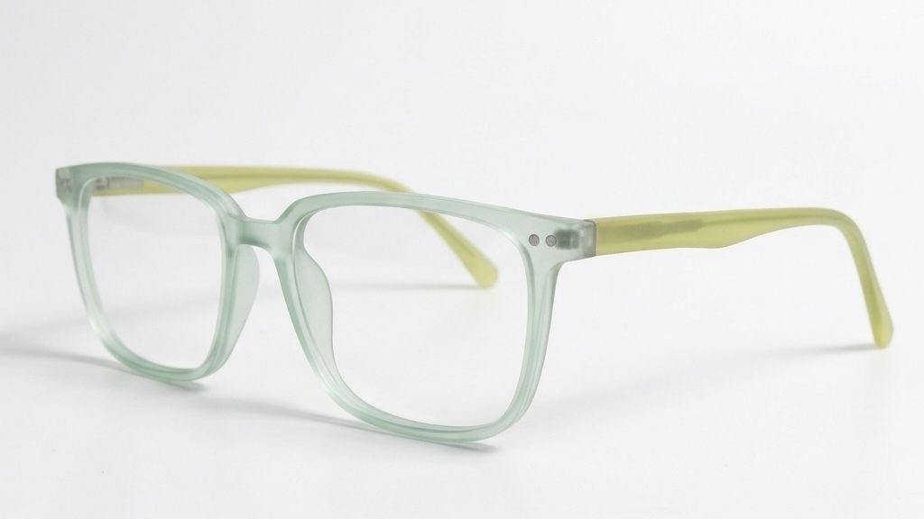 Modern Minimalist: The Frosted Mint Square Frame