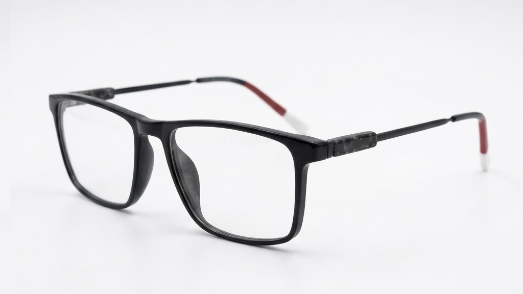 Premium Sleek Black Spectacle Frame for Men & Women